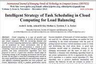 ترجمه مقاله انگلیسی استراتژی هوشمند زمان‌بندی وظیفه برای تعادل بار در محاسبات ابری